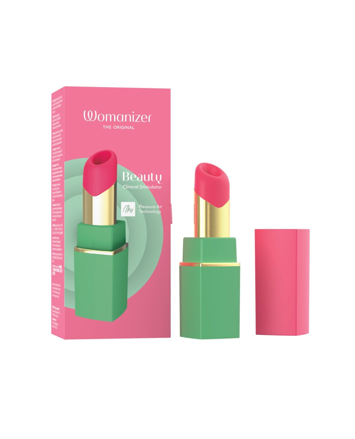 Womanizer Beauty Compact Clitoral Stimulator Pleasure Air Suction Device