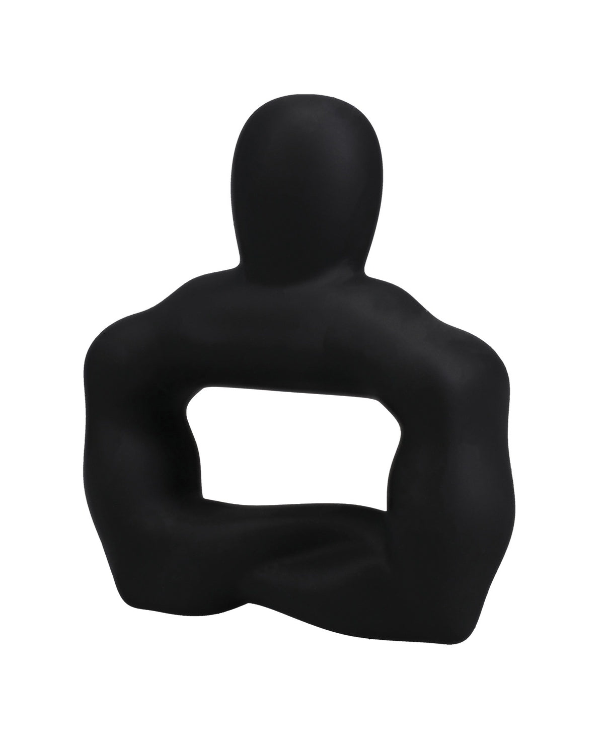 Anillo para el pene de silicona TitanMen Muscle Power de 42 Mm con estimulador del perineo, negro