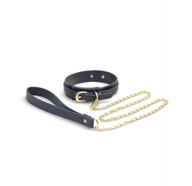 Bondage Couture Vinyl Collar and Leash