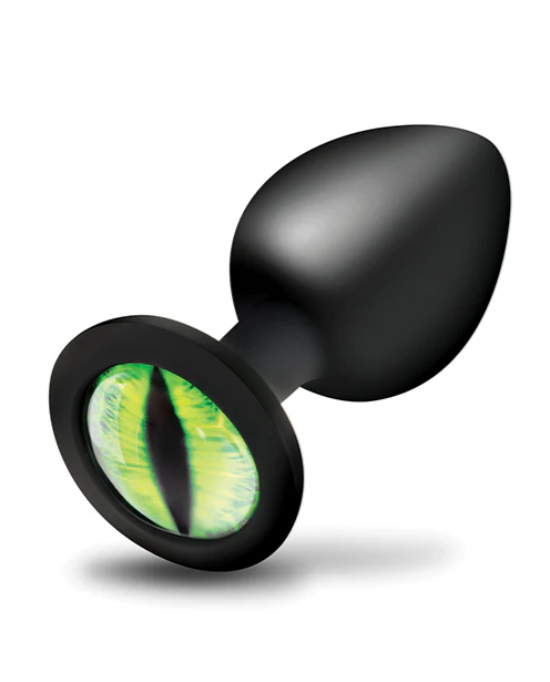 #7 - Creature Eye Green Eye Silicone Butt Plug Medium
