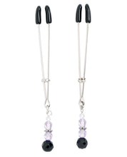 Load image into Gallery viewer, Crystal Beaded Adjustable Nipple Clamps with Variable Pressure
