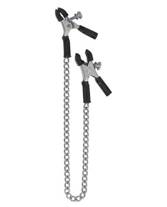 Extra Large Adjustable Nipple Clamps with Linking Chain for Enhanced Stimulation