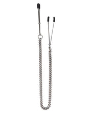 Load image into Gallery viewer, Nipple Teaser Adjustable Tweezer Clamps with Dazzling Chain Attachment
