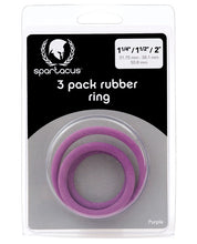 Load image into Gallery viewer, Spartacus Comfort Fit Rubber Ring Trio for Enhanced Pleasure
