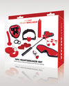 WhipSmart Romantisch Avontuur 10-delige Set - Zwart/Rood