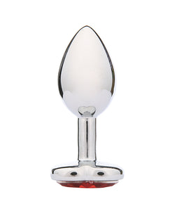 Whipsmart Heartbreaker Coração Cristal Butt Plug - Vermelho