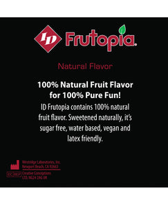 ID Frutopia Organic Fruit-Flavored Lubricant