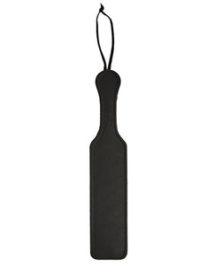 Furry-Lined Leather Paddle for Sensual Play Experience