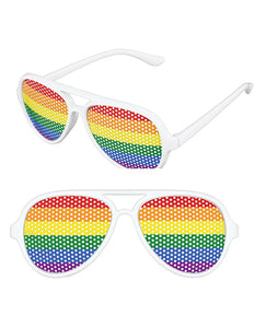 Rainbow Pride Pinhole Glasses