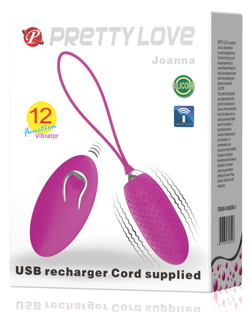 Fuchsia Remote-Controlled Egg Vibe από την Pretty Love Joanna