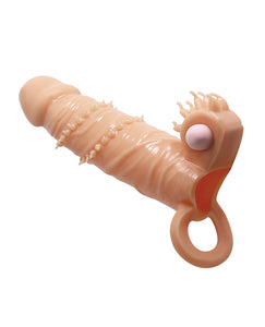 Pretty Love Connor 6.7" Vibrating Penis Sleeve - Ivory