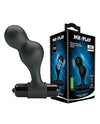 Mr. Play Plug Vibratório Anal de Silicone - Preto