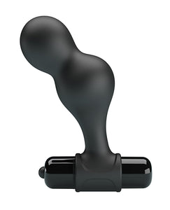 Mr. Play Silicone Anal Vibro Plug - Negru