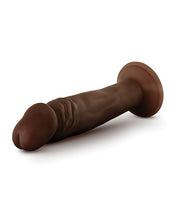 Carregue a imagem no visualizador da Galeria, Dildo Flexível de 7&quot; Dr. Skin Plus de Chocolate
