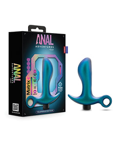 Plug de téléportation Matrix Blush Anal Adventures - Bleu Lunaire