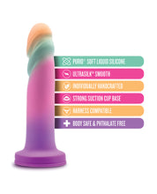 Carregue a imagem no visualizador da Galeria, Dildo de Silicone Sunrise Dreamscape - Delícia de Sherbet
