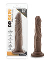 Chocolate 7.5" Realistic Dildo with Suction Cup - Dr. Skin Collection