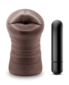 Krystal Bliss Vibrating Mouth Stroker - EnLust Series