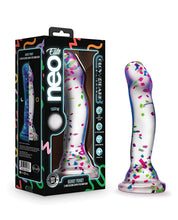 Load image into Gallery viewer, Glow-in-the-Dark Confetti Delight: Blush Neo Elite 7&quot; Dildo
