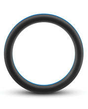 Load image into Gallery viewer, Blush Performance Silicone Go Pro Cock Ring - Black/blue
