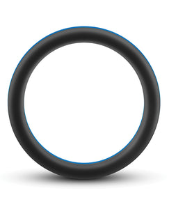 Blush Performance Silicone Go Pro Cock Ring - Black/blue