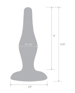 Plug de fácil inserción Blue Line C & B de 4,75" - Jelly Blue