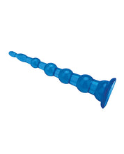 Load image into Gallery viewer, Blue Line C &amp; B 8.5&quot; Anal Beads w/Suction Base - Jelly Blue
