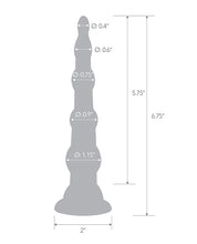 Carregue a imagem no visualizador da Galeria, Blue Line C &amp; B 6,75&quot; Contas Anais com Base de Sucção - Jelly Blue
