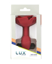 Load image into Gallery viewer, Lux Active Red Rose Silicone Anal Plug
