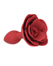 Load image into Gallery viewer, Lux Active Red Rose Silicone Anal Plug
