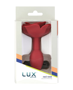 Plug Anal de Silicone Lux Active Red Rose