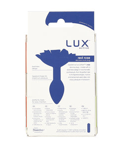 Lux Active Rode Rozen Silikonenen Anale Plug