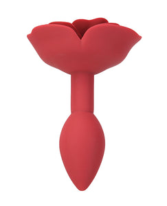 Plug Anal de Silicone Lux Active Red Rose