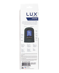 Lux Active Volume wiederaufladbare Penispumpe – Schwarz