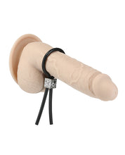 Load image into Gallery viewer, Lux Active Tether Adjustable Cock Tie - Black
