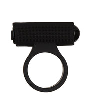 Load image into Gallery viewer, Cosmic Cock Ring W/rechargeable Bullet - 9 Functions Black
