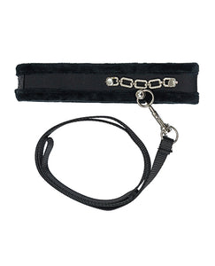 Crystal Elegance Restraint Collar & 37" Leash Set