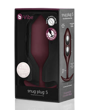 Ladda bilden i Galleri Viewer, B-vibe Weighted Snug Plug 5 - 350 G
