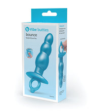 Load image into Gallery viewer, B-Vibe Butties Bounce Beaded Tapered Plug - Blue
