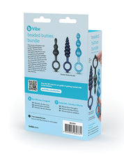 Ladda bilden i Galleri Viewer, B-Vibe Butties Beaded Bundle - 3 delar Set
