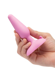 Load image into Gallery viewer, B-Vibe Beginner&#39;s Vibrating Tapered Butt Plug - Pink
