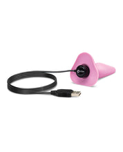 Load image into Gallery viewer, B-Vibe Beginner&#39;s Vibrating Tapered Butt Plug - Pink
