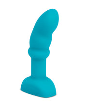 Carregue a imagem no visualizador da Galeria, B-Vibe Advanced Remote Control Rimming Prostate Plug - Azul Oceano
