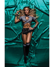 Lataa kuva gallerian katseluohjelmaan, Risque Referee Costume Set - 6 Piece Black/White M/L
