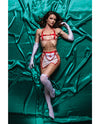 Seductive Nurse Costume 5 Piece Set Red/White M/L