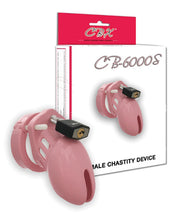 Load image into Gallery viewer, CB-6000S Short Male Chastity Device with Lock and Comfort Fit
