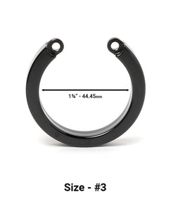 Black U-Ring #3 for CB-X Chastity Devices 1 3/4 Inches