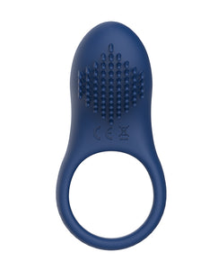 Sonic Blue Dual-Action Vibrating Cock Ring