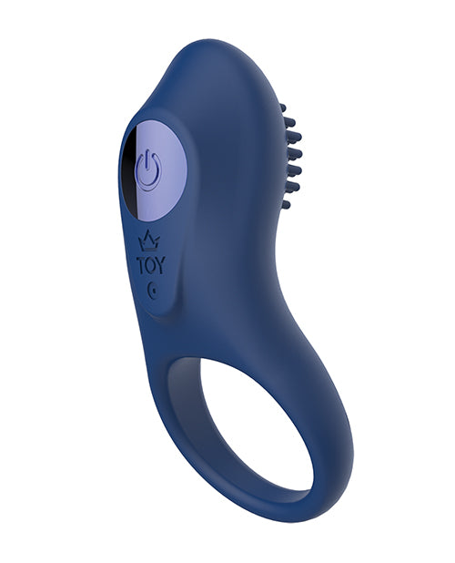 Sonic Blue Dual-Action Vibrating Cock Ring