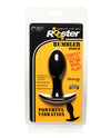 Curve Novelties Rooster Rumbler Medium Vibrating Silicone Anal Plug - Μαύρο